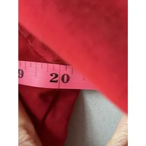 Brandy Melville John Galt Cotton Red Zip Up Jacket Hooded Windbreaker thumbnail 7