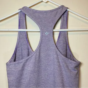 LULULEMON Cool Racerback Long Tank Top in Heathered Persian Purple Sz Small thumbnail 9