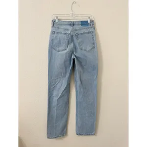 Abercrombie & Fitch The '90s Ultra High Rise Crossover Waist Straight Jeans 28 thumbnail 3