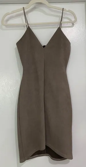 Missguided Suede Dress thumbnail 1