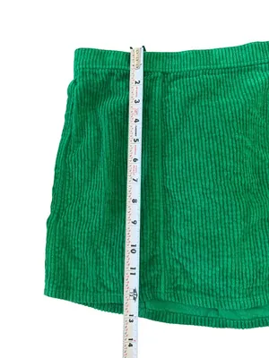 AERIE Women's Green Corduroy Pull On Skirt Size XS thumbnail 3