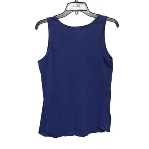 Texas Longhorn Graphic Tank Top Navy Blue Sleeveless Western Women's Est. Small thumbnail 4