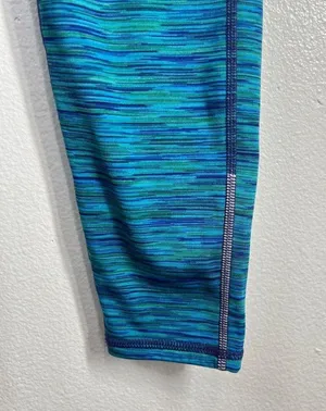 Prana Caraway Tight Leggings Womens Small Indigo Blue Stretch Performance Fleece thumbnail 8