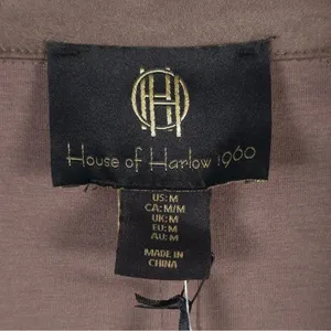 NWT House of Harlow 1960 Faux Suede Coat Trench Duster Medium thumbnail 3