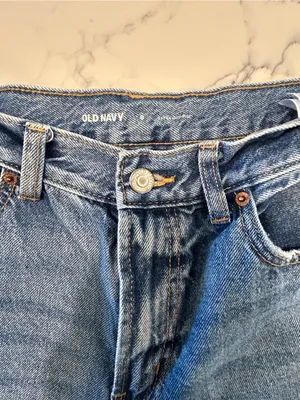 Old Navy Darla Extra Rise Loose Taper Me Barrel Jean Sz 8 thumbnail 2
