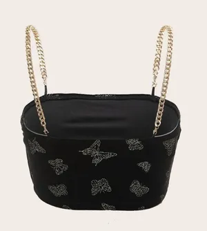 butterfly chain cami top Gold thumbnail 2
