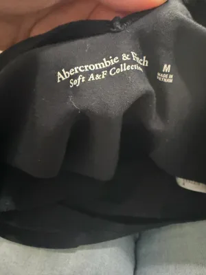 Abercrombie & Fitch Soft AF Collection Black V Back Long Sleeve Bodysuit Medium thumbnail 6
