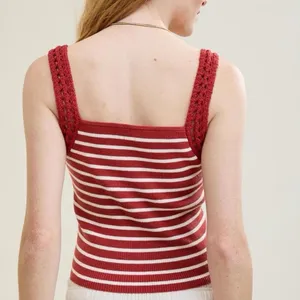 Aerie Crochet Sweater Tank Top Size Large thumbnail 6