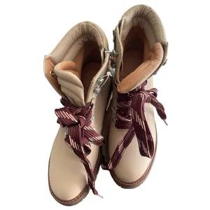gentle souls Kenneth Cole Brooklyn 2.1‎ Combat Boots 8 Cream thumbnail 7