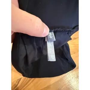 Aerie Black Zip Front Bikini Top Adjustable Straps Swimsuit XXL classic‎ bathing thumbnail 5