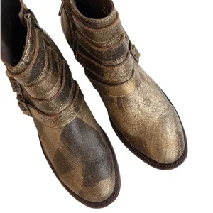 Like New Five Worlds by Cordani Leather Ankle Boots Size 9.5 Retail $268.00 thumbnail 5