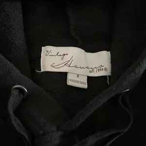 Vintage Havana Women’s Hooded Black Cold Shoulder Ripped Seeatshirt thumbnail 5