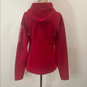 BENCH zip front textured fleece funnel neck hooded jacket L thumbnail 6