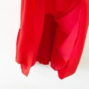 Elliatt Red Ruffle High Neck Sleeveless Tiered Holiday Wedding Swing Mini Dress thumbnail 7