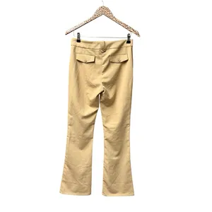 NEW Princess Polly Veronika Pants Flare Leg Trousers Beige US 4 NWT thumbnail 2