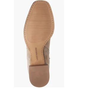 Lucky Brand Lilka Suede Bootie, Block Heel Size 7, Dune‎ Light Brown, NWT thumbnail 5
