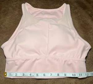 BuffBunny Collection Viva La Vibe Sports Bra Light Pink/Blush Size Small thumbnail 4