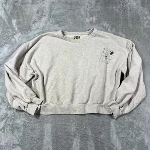 Wild Card Sweatshirt Grey Boxy Oversized Cozy XL Boxy thumbnail 3