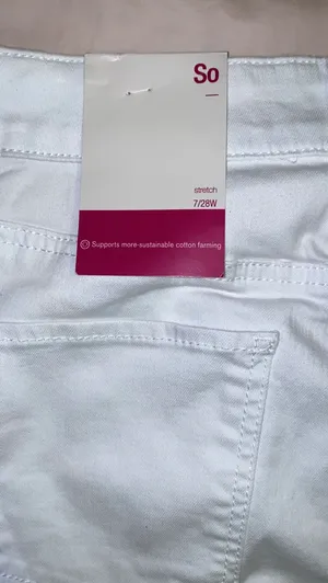 SO White Denim Skirt thumbnail 3