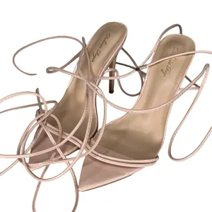 Delonix Regia‎ Strappy Heels Tan Size 8.5 thumbnail 1