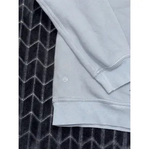 LULULEMON Women's Hoodie Blue Sweatshirt Graphic Spellout All Yours Size 6 thumbnail 6