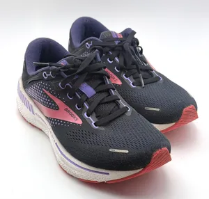 Brooks Adrenaline‎ GTS 22 Running Shoes Womens 9 Navy Purple Pink Athletic Snkr thumbnail 1