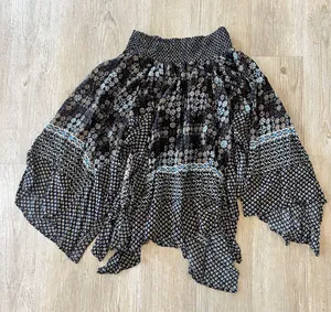 Womens Cameo & Myth Black Printed Midi Skirt - L thumbnail 3