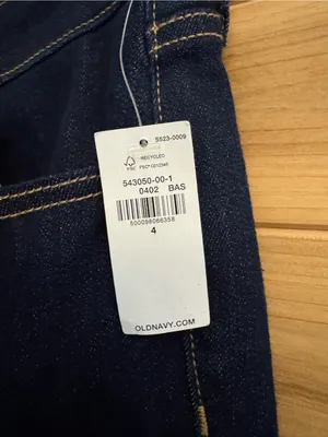 NWT Old Navy Size 4 High Rise Wow Wide Leg Denim Jeans thumbnail 8