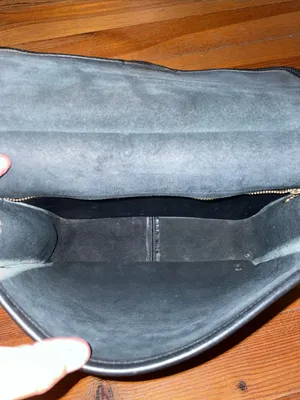 Vintage Coach Willis 9927 Black Leather Satchel Top Handle Bag Made USA 1990s thumbnail 11