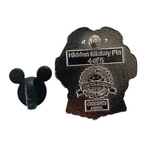 Disney Secretary Bird Hidden Mickey Pin Bedknobs Broomsticks Trading Pink 2010 thumbnail 2