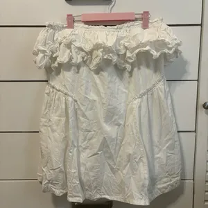 Free People Have A Thing For You White Strapless Mini Dress thumbnail 2