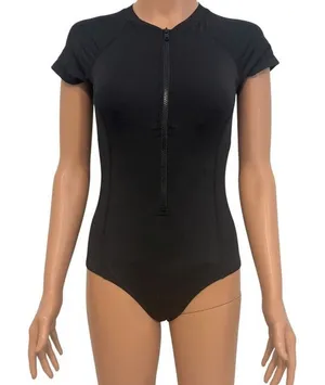 new Sea Level Swim 4 Eco Essentials multifit zip front swimsuit SW 2981 thumbnail 1
