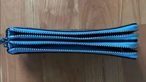 Double Zipper Coach Wristlet thumbnail 2