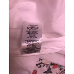 Tahari Garden Party Print Dress Womens 8 White Floral Ruffle Midi Sundress New thumbnail 8