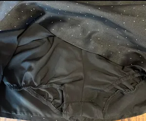 Black rhinestone mini skort Size M thumbnail 5