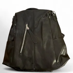 BROMEN Black Women's Anti Theft Backpack grunge thumbnail 2