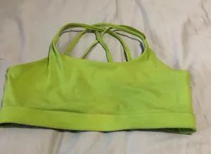 RUNNING GIRL Women's Strappy Sports Bra Sexy Cross Back Bra size xsmall thumbnail 10