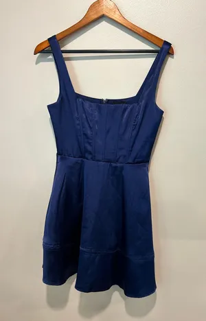 Windsor navy dress (XS) thumbnail 1