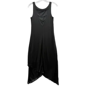 I.N. San Francisco Y2K Black Floral Fairycore Indie Midi Dress Elegant S thumbnail 2