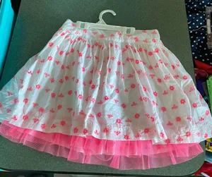 Pink And White Skirt Size Small thumbnail 1