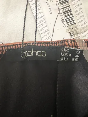 Boohoo Brown Leather Corset Top thumbnail 4