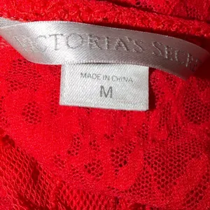 Victoria's Secret Vintage Red Floral Lace Chemise Slip Dress V-Neck Mini Medium‎ thumbnail 3