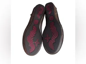 Clark’s Artisan Collection Brown Leather Mary Jane Wedge Classic Comfort thumbnail 6