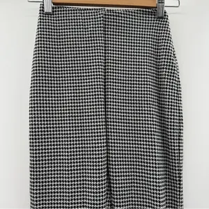 Urban Outfitters UO‎ Casey Houndstooth Plaid Kick Flare Pull-On Pants Sz XS thumbnail 4