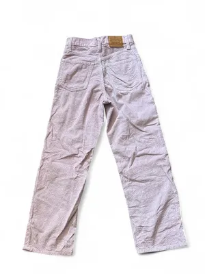 Levi's Premium Ribcage Straight Cord Ankle Jeans Pink Corduroy Pants Size 24 thumbnail 5