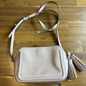 Kate Spade Orchard Street Arla Cityscape Gray Crossbody Tassel Travel Classic thumbnail 1