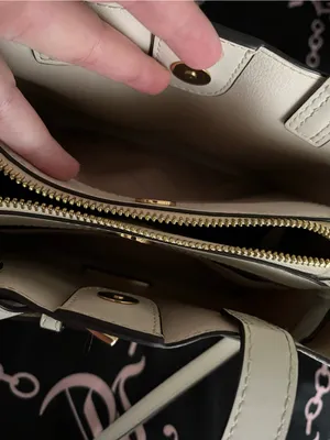 Michael Kors White Logo Purse thumbnail 5