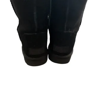 UGG Classic Short II Black Suede Shearling Winter Boots Size 7 thumbnail 8
