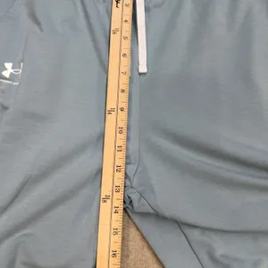 Under Armour Wide Leg Crop Pants Womens Medium Blue Athleisure Sporty Loungewear thumbnail 9