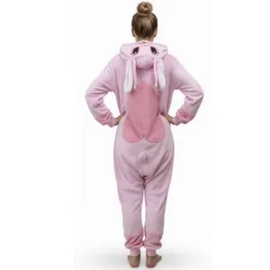 One-Piece Adult's Bunny Pajamas Halloween Cosplay Costume Sleepwear Small thumbnail 4